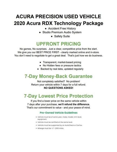 2020 ACURA RDX