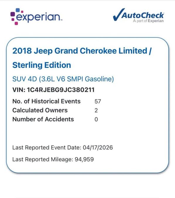 2018 JEEP Grand Cherokee