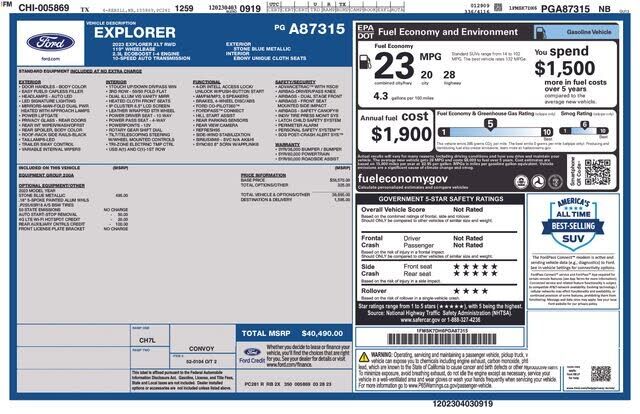 2023 FORD Explorer