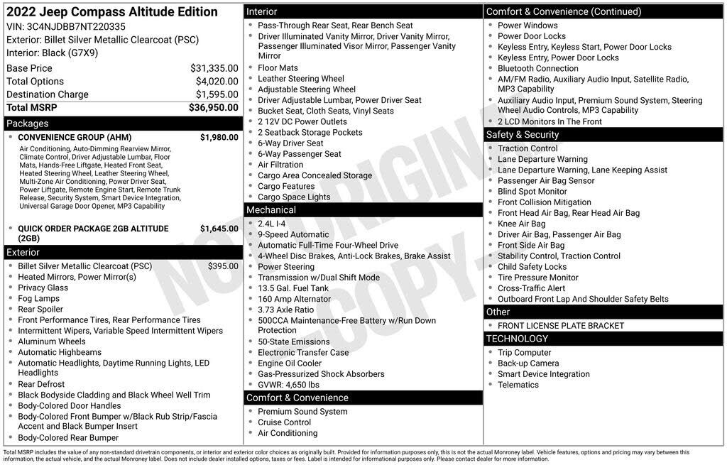 2022 JEEP Compass