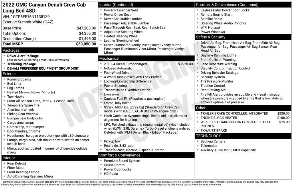 2022 GMC Canyon