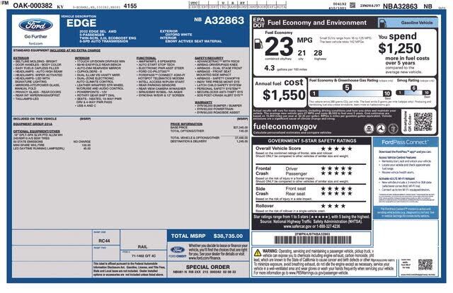 2022 FORD Edge