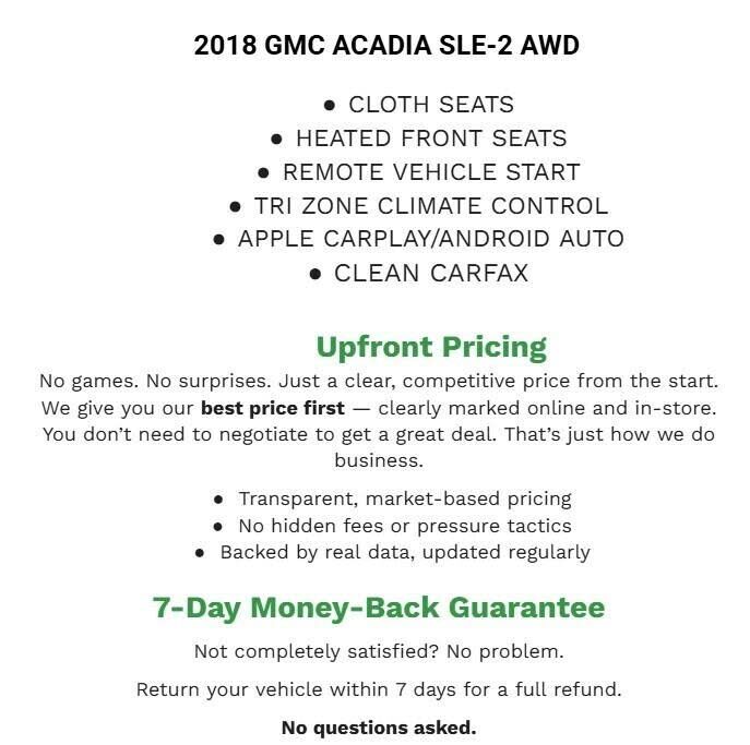 2018 GMC Acadia