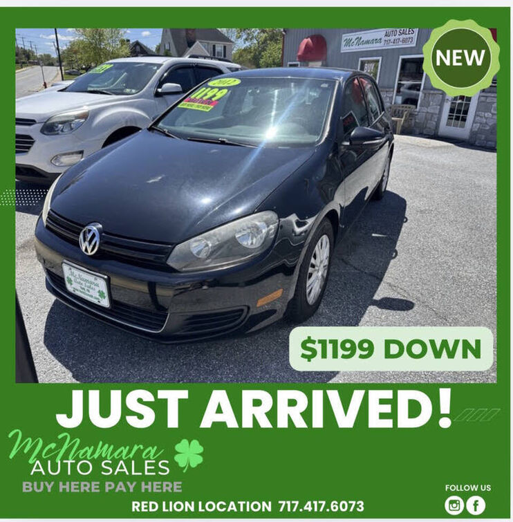 2012 VOLKSWAGEN Golf