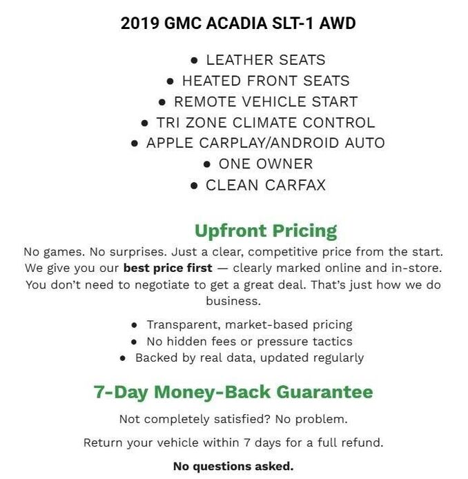 2019 GMC Acadia