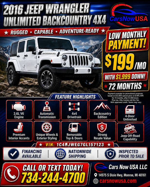2016 JEEP Wrangler