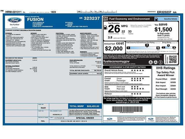 2014 FORD Fusion