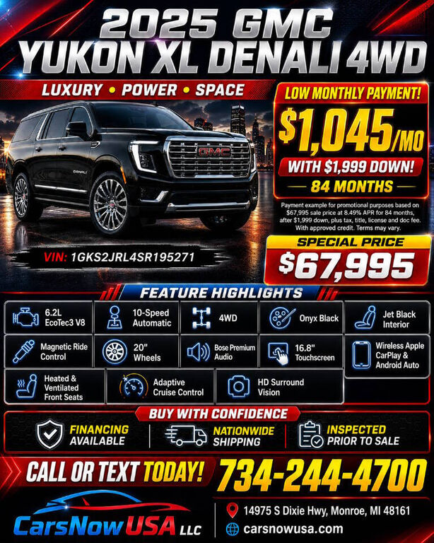 2025 GMC Yukon XL