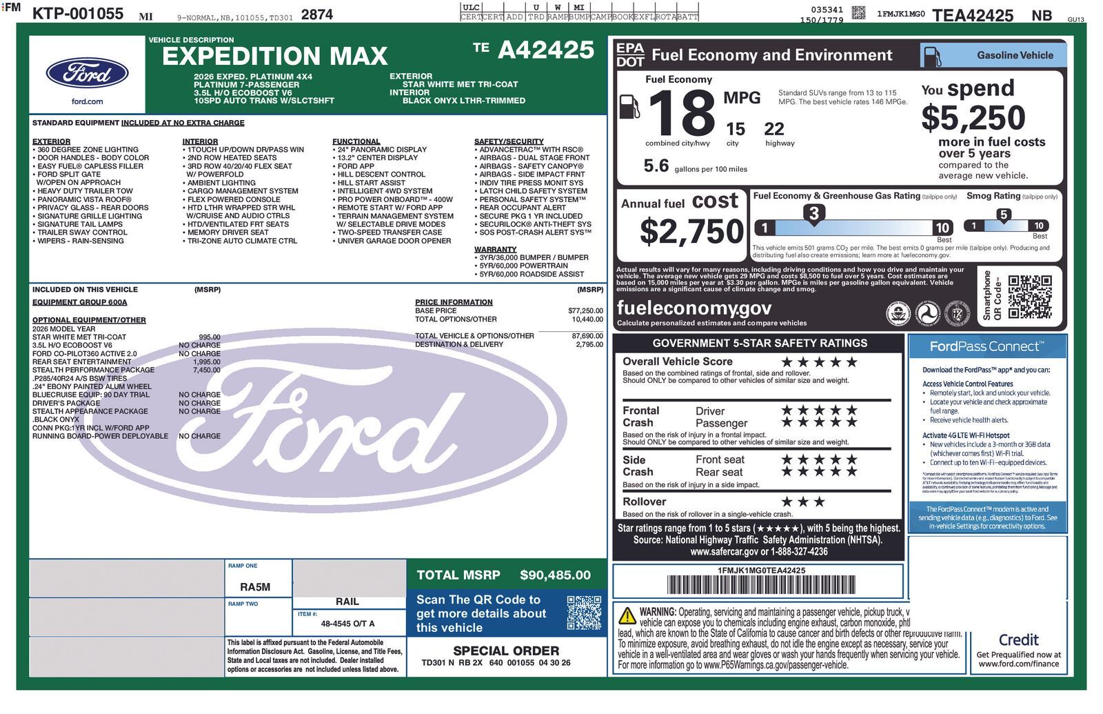 2026 FORD Expedition
