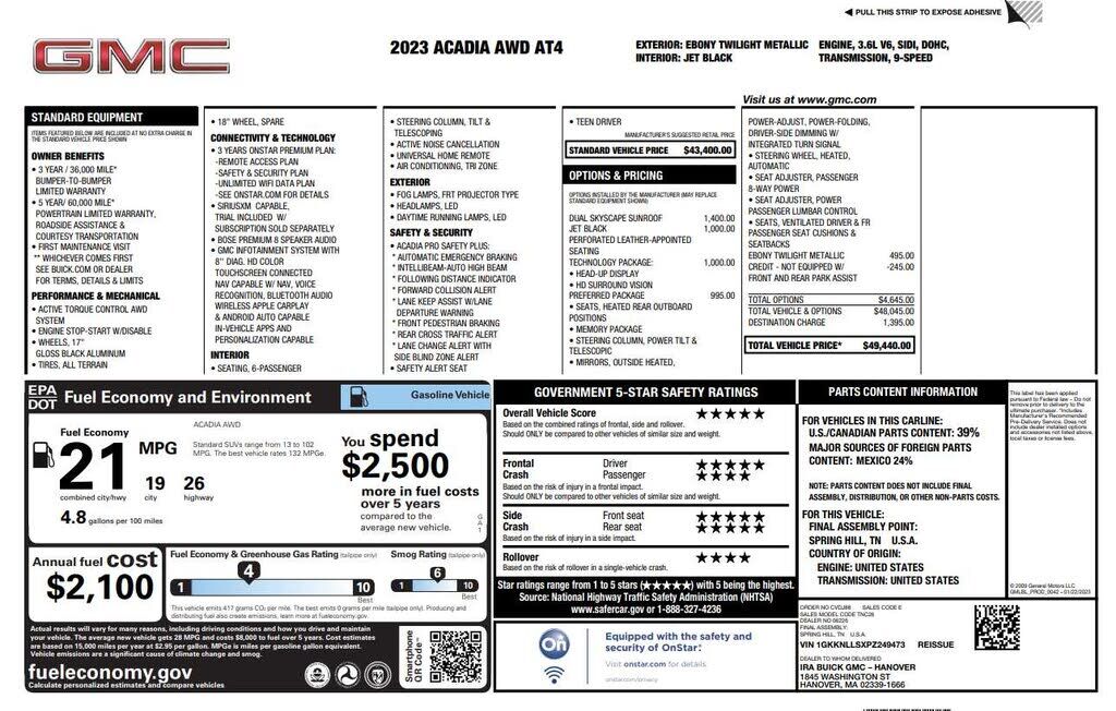 2023 GMC Acadia