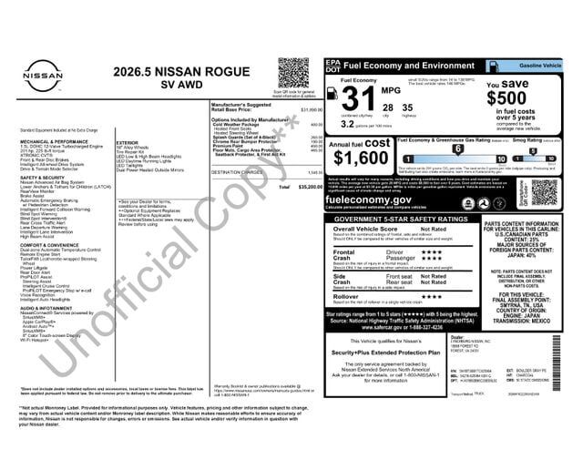 2026 NISSAN Rogue