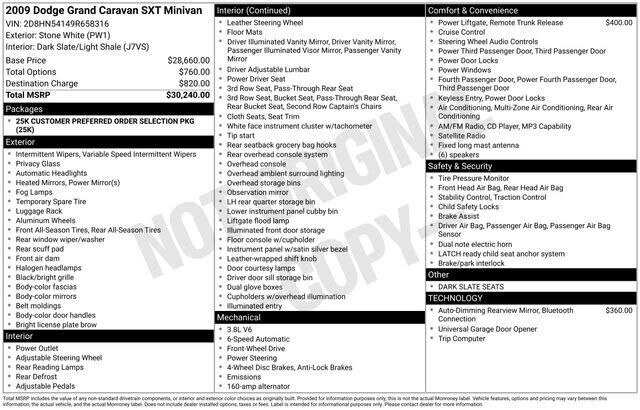 2009 DODGE Grand Caravan