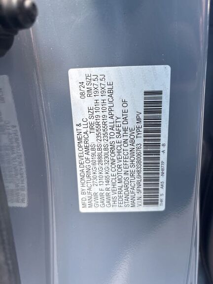 2025 HONDA Odyssey