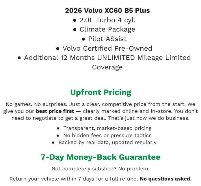 2026 VOLVO XC60
