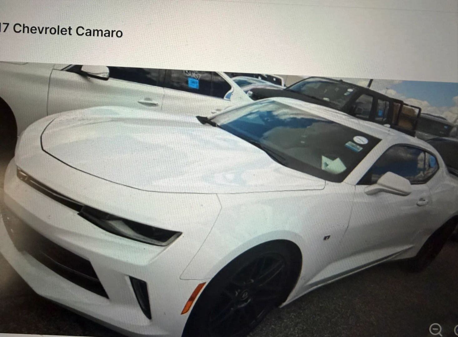 2017 CHEVROLET Camaro