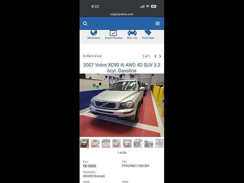 2007 VOLVO XC90