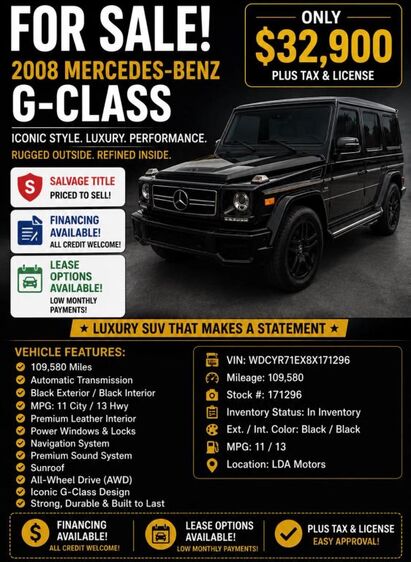 2008 MERCEDES-BENZ G-Class