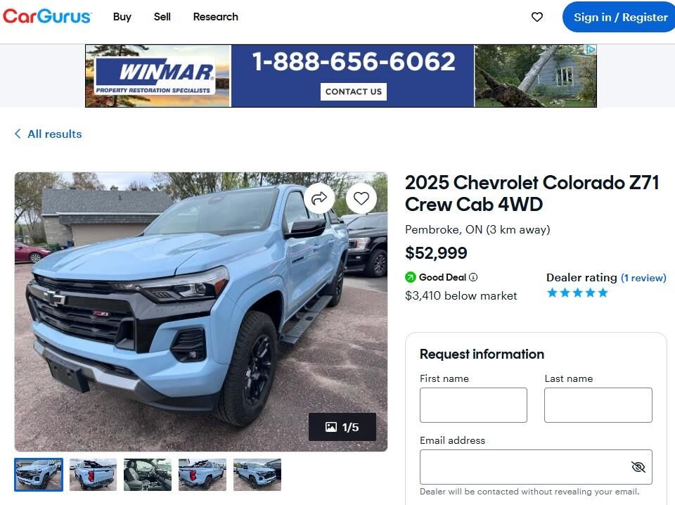 2025 CHEVROLET Colorado