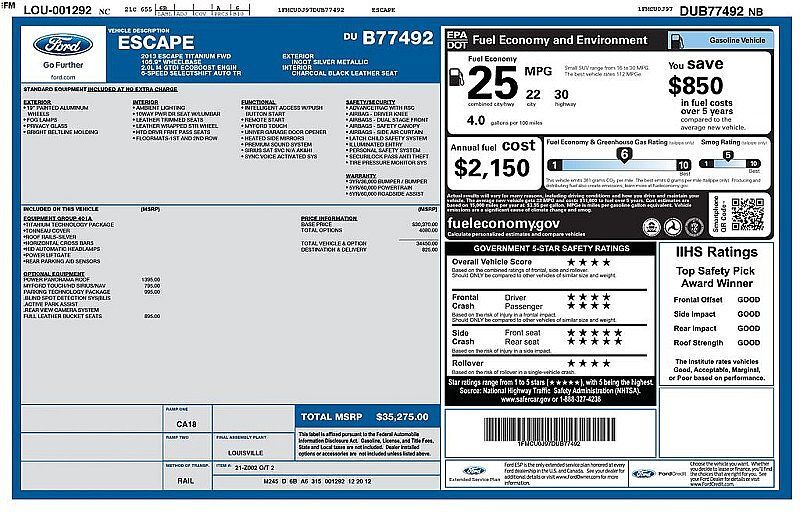 2013 FORD Escape