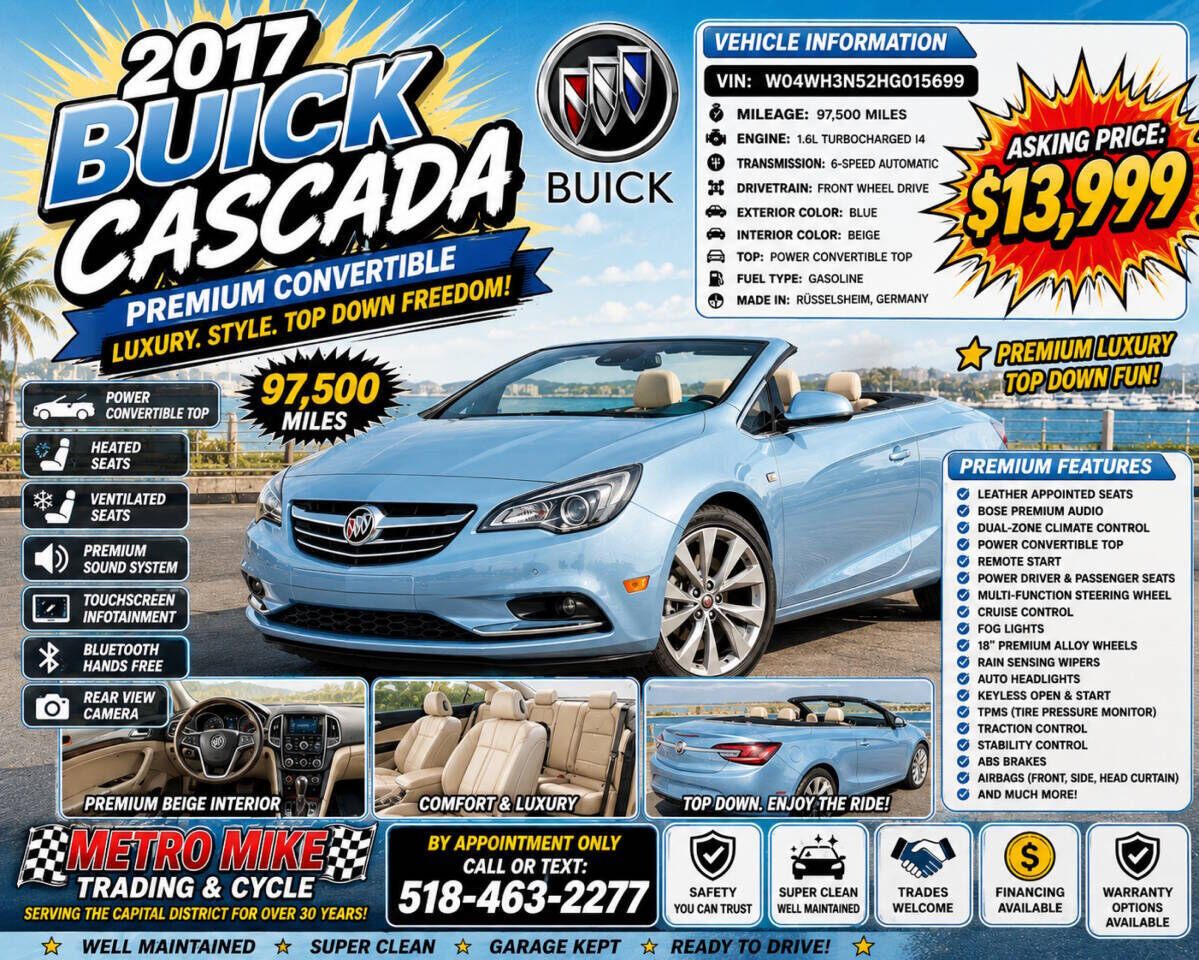 2017 Buick Cascada
