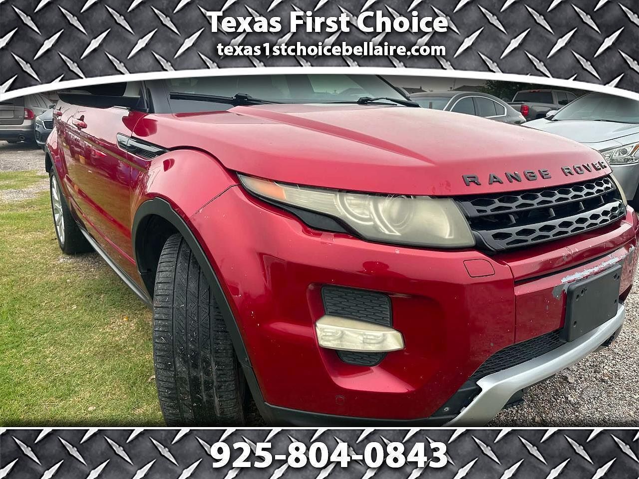 2012 LAND ROVER Range Rover Evoque