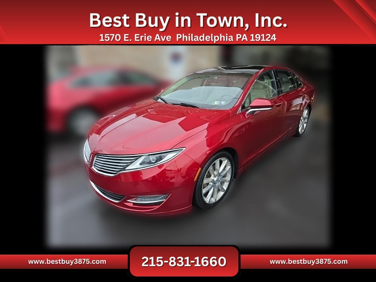 2016 LINCOLN MKZ