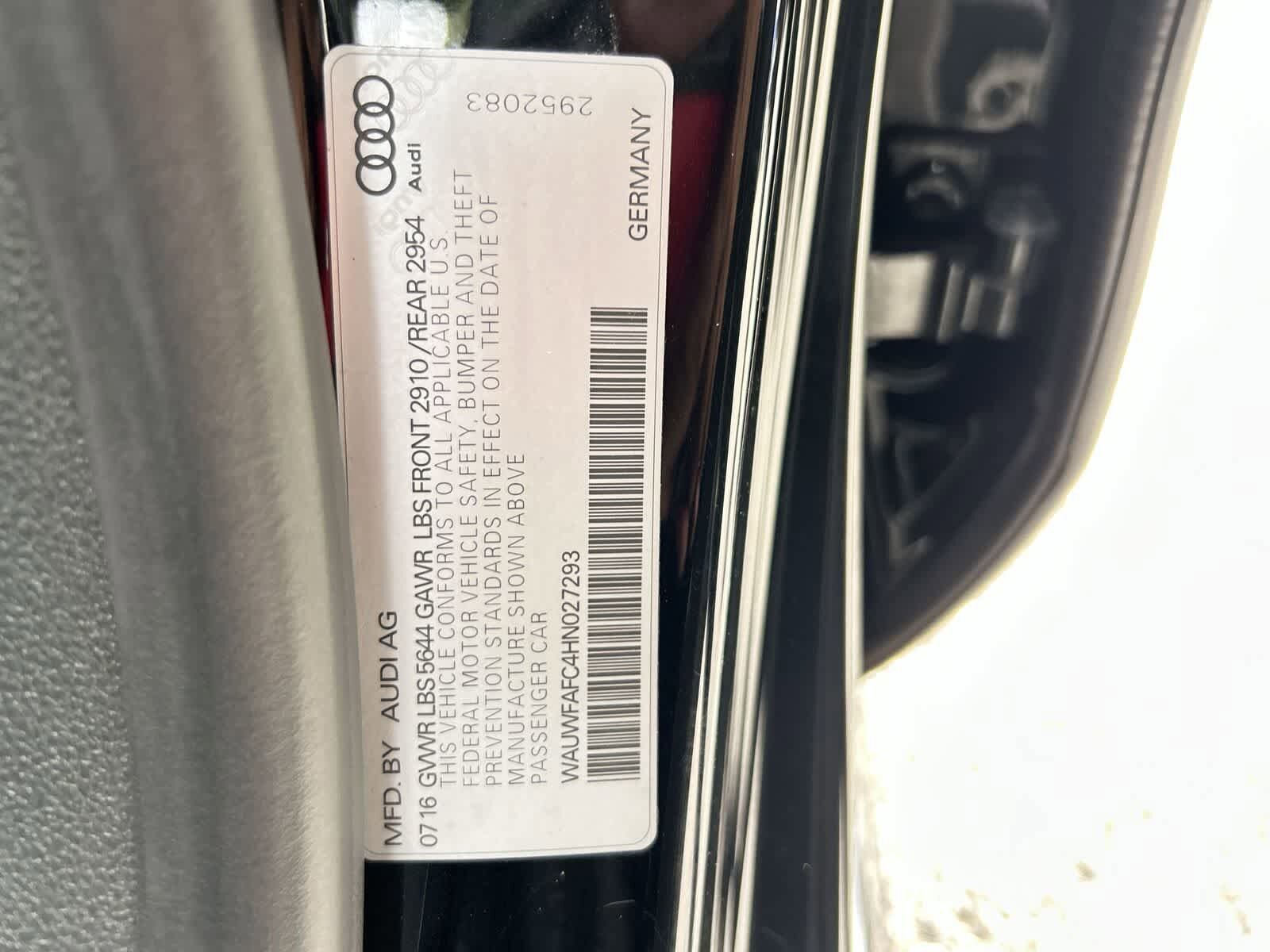 2017 Audi S7