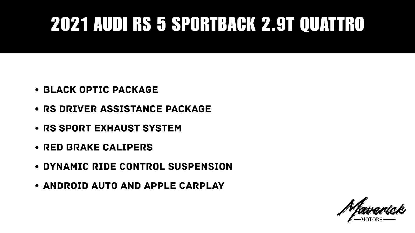 2021 Audi RS5