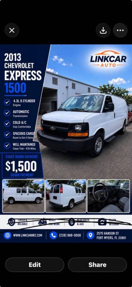 2013 CHEVROLET Express