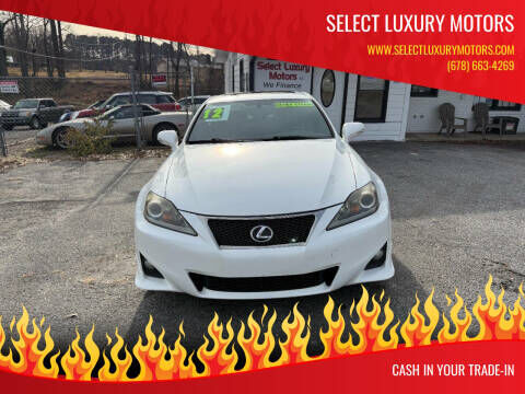 2012 LEXUS IS