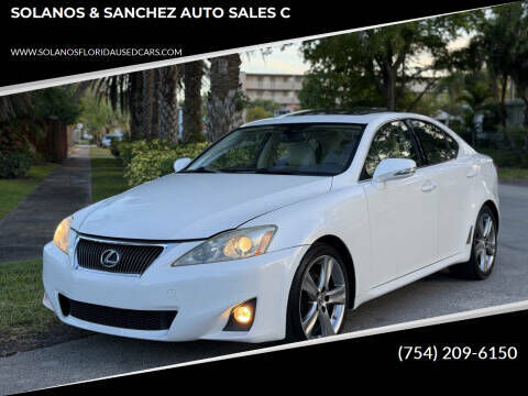 2012 LEXUS IS