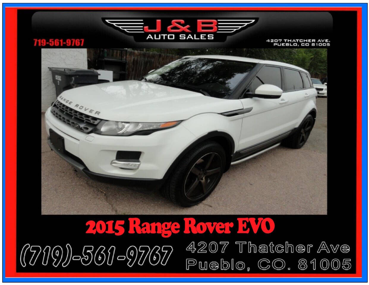 2015 LAND ROVER Range Rover Evoque