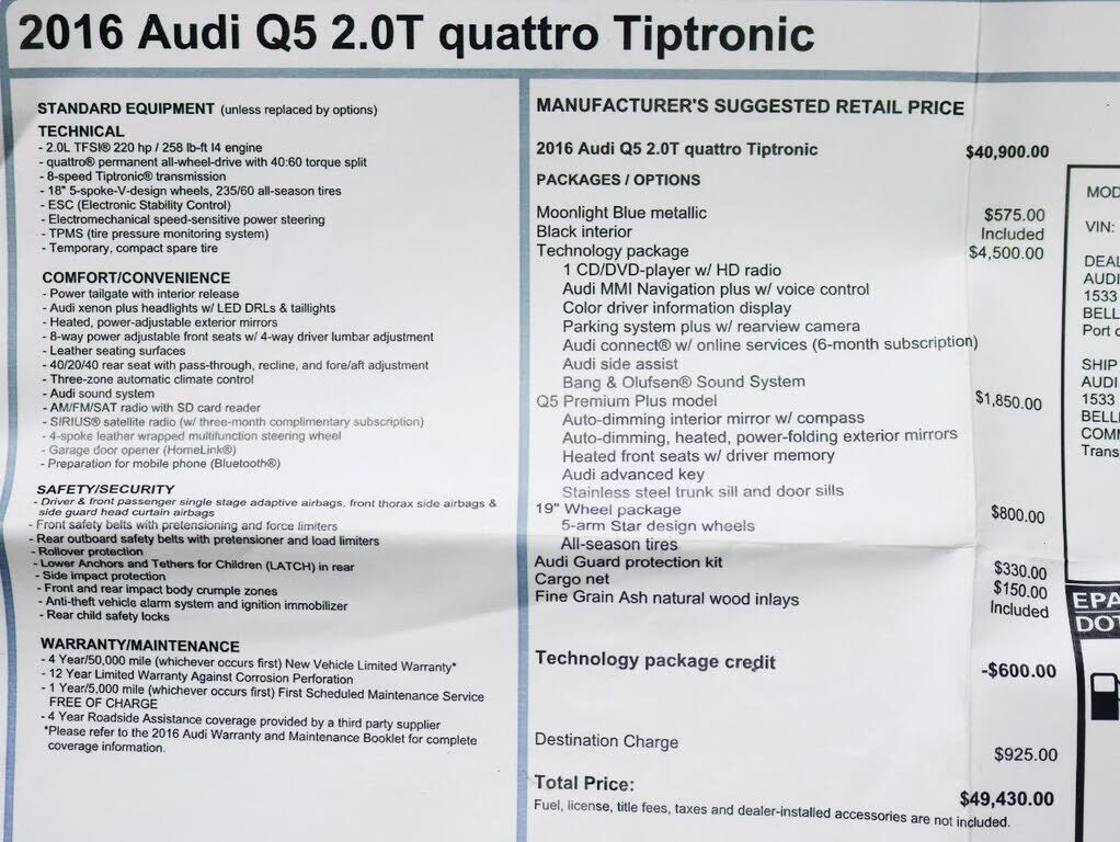 2016 Audi Q5