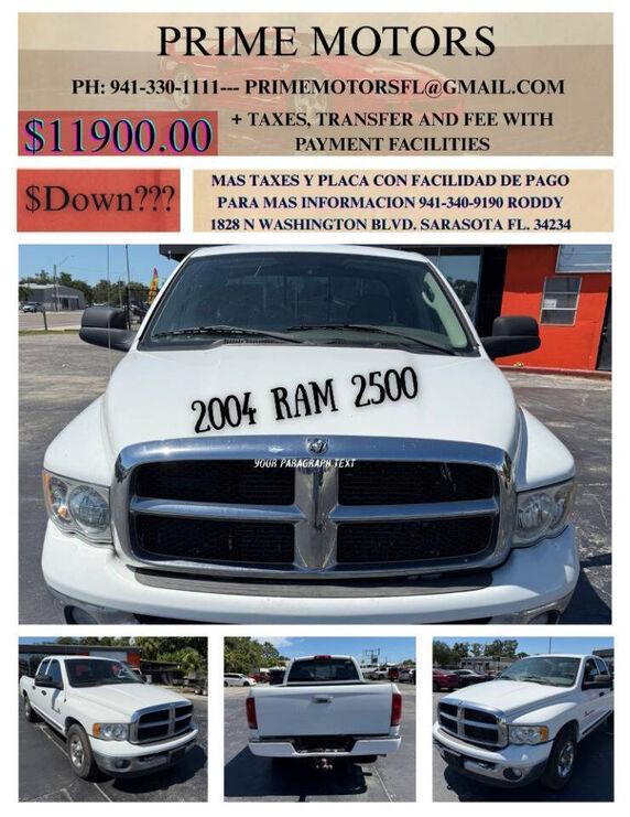 2004 DODGE Ram