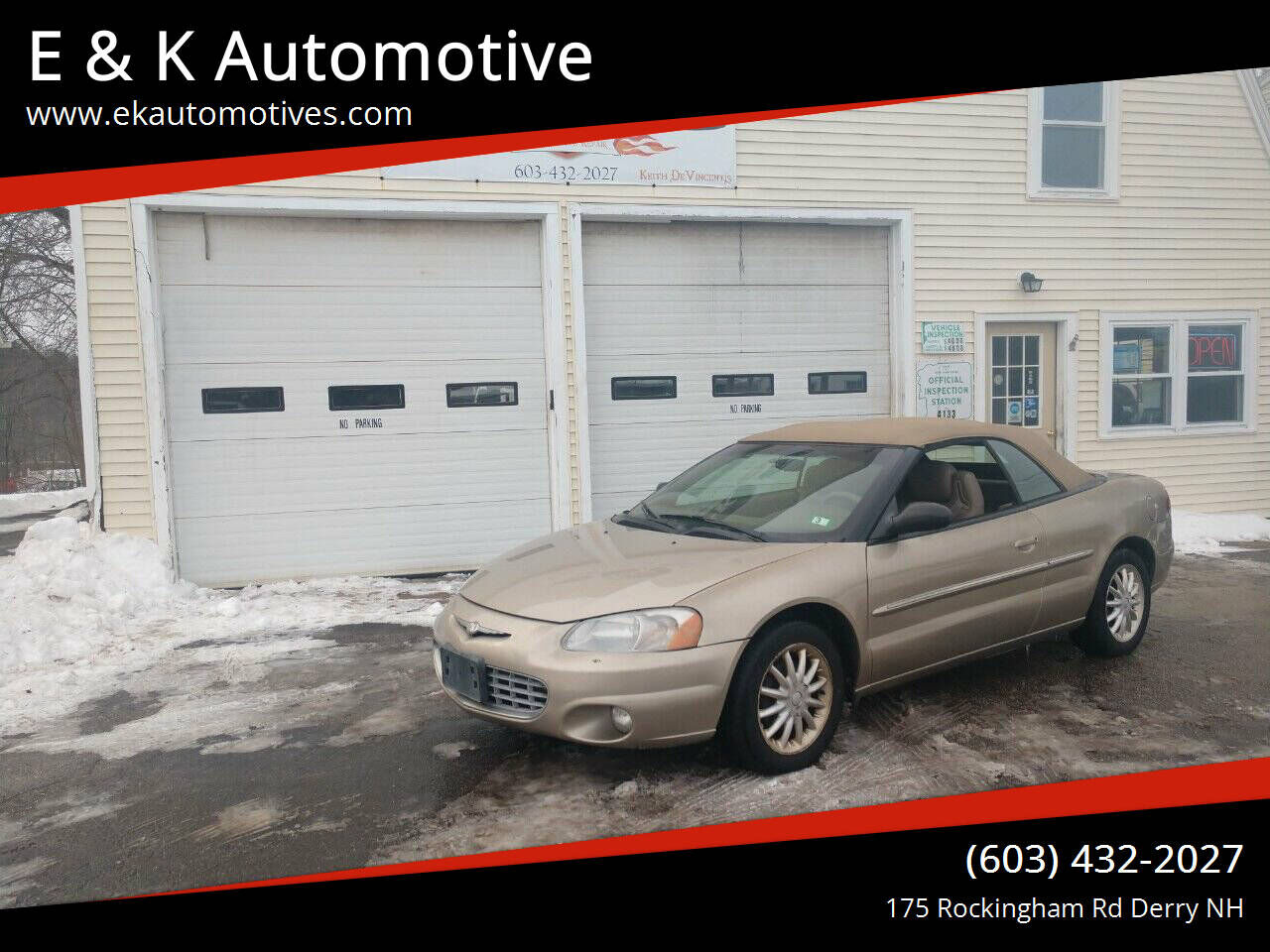 2002 CHRYSLER Sebring