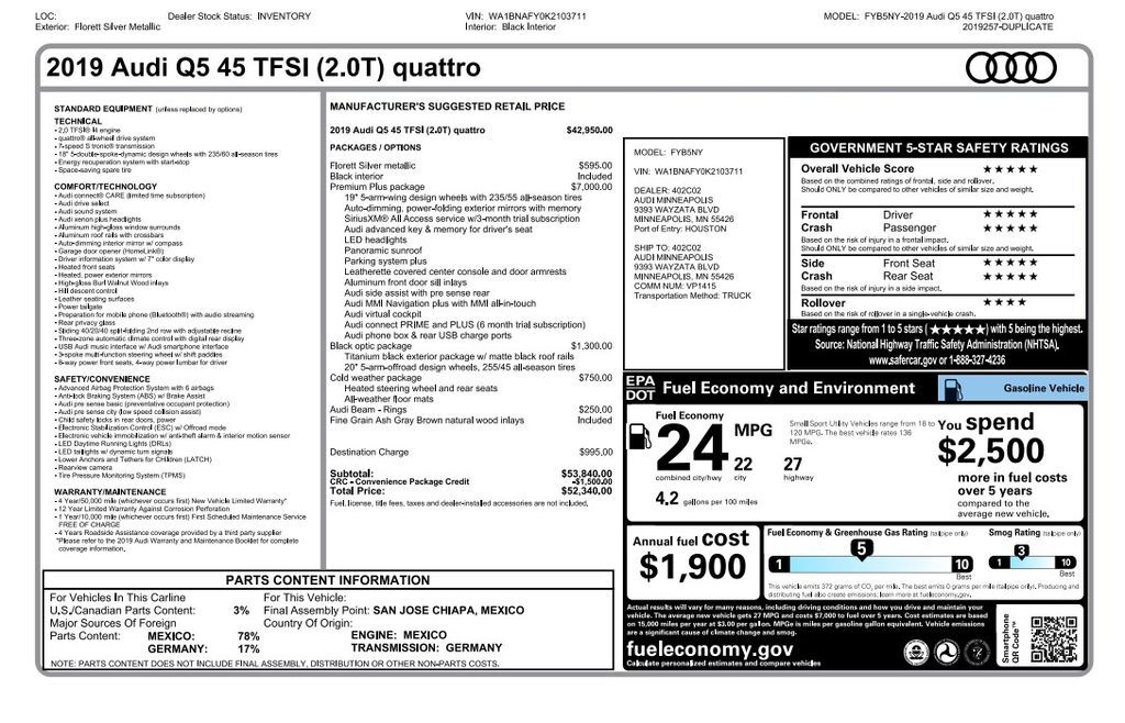 2019 Audi Q5