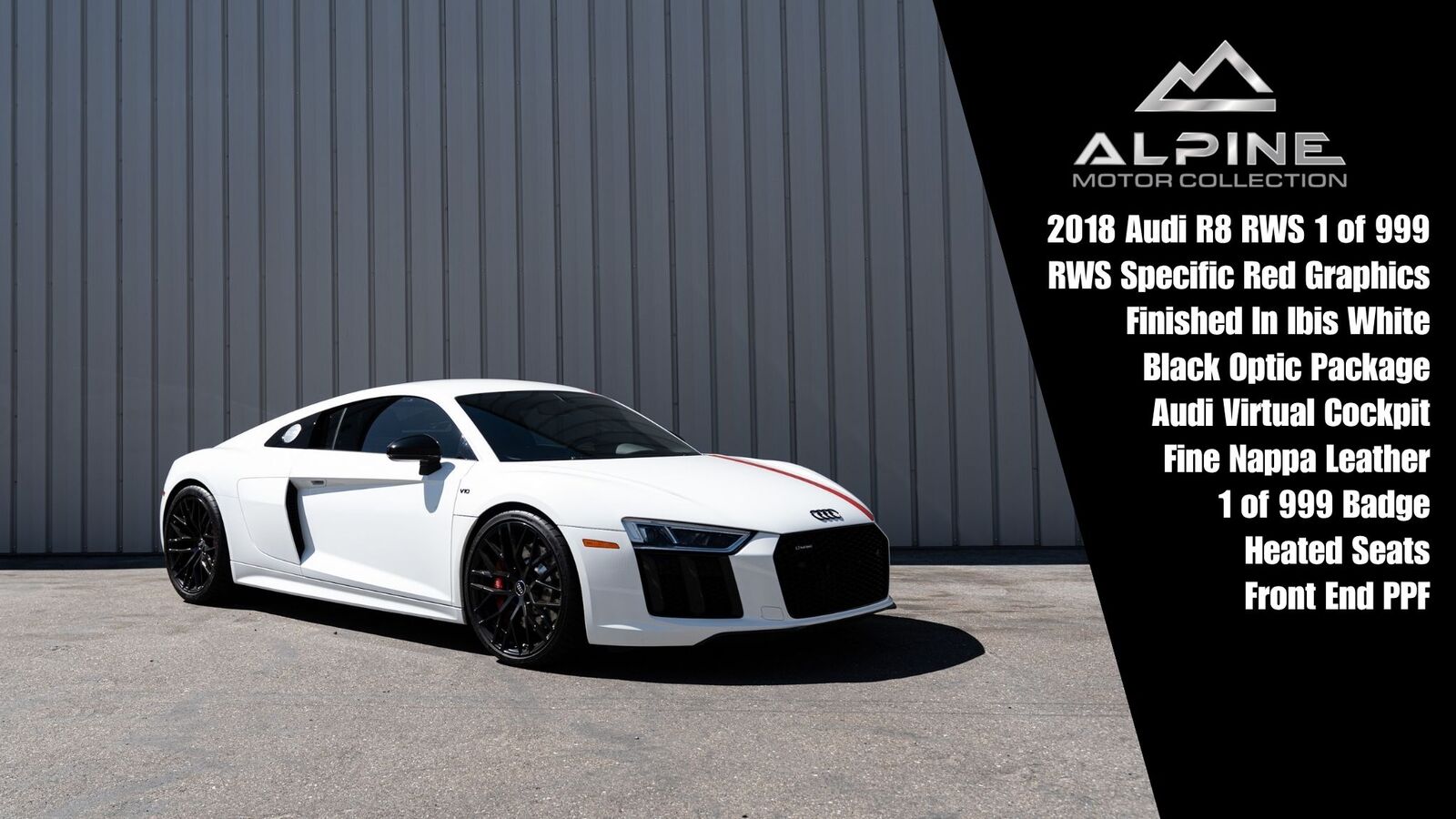 2018 AUDI R8