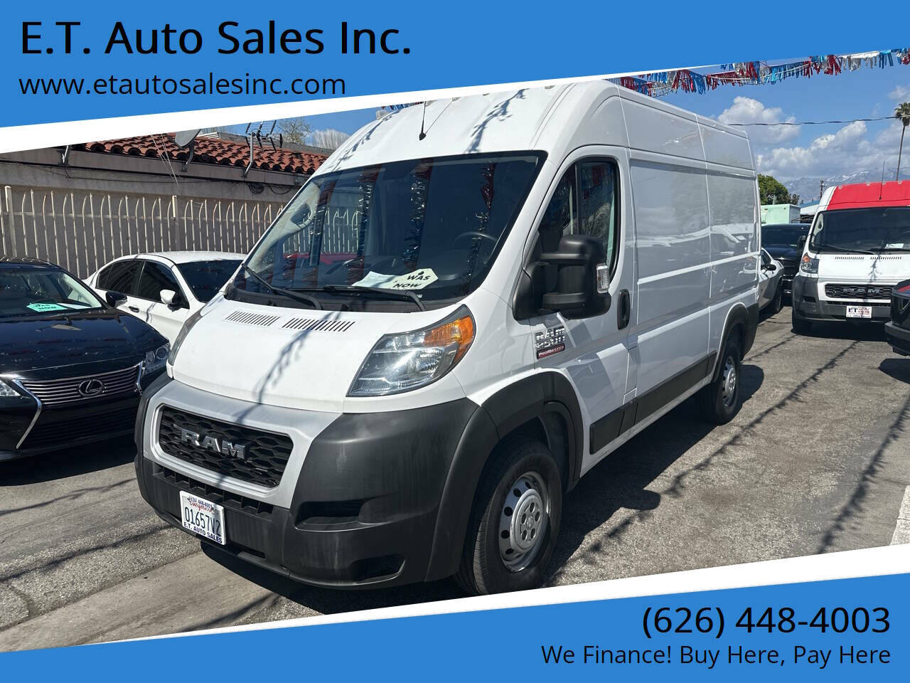 2019 RAM Promaster 2500