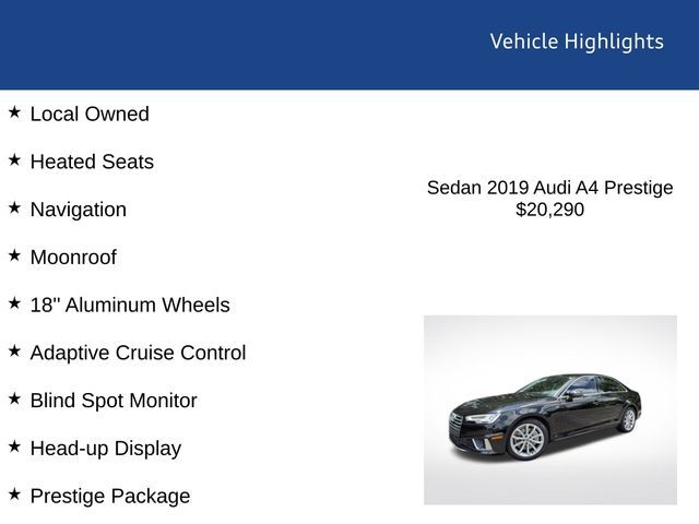 2019 Audi A4