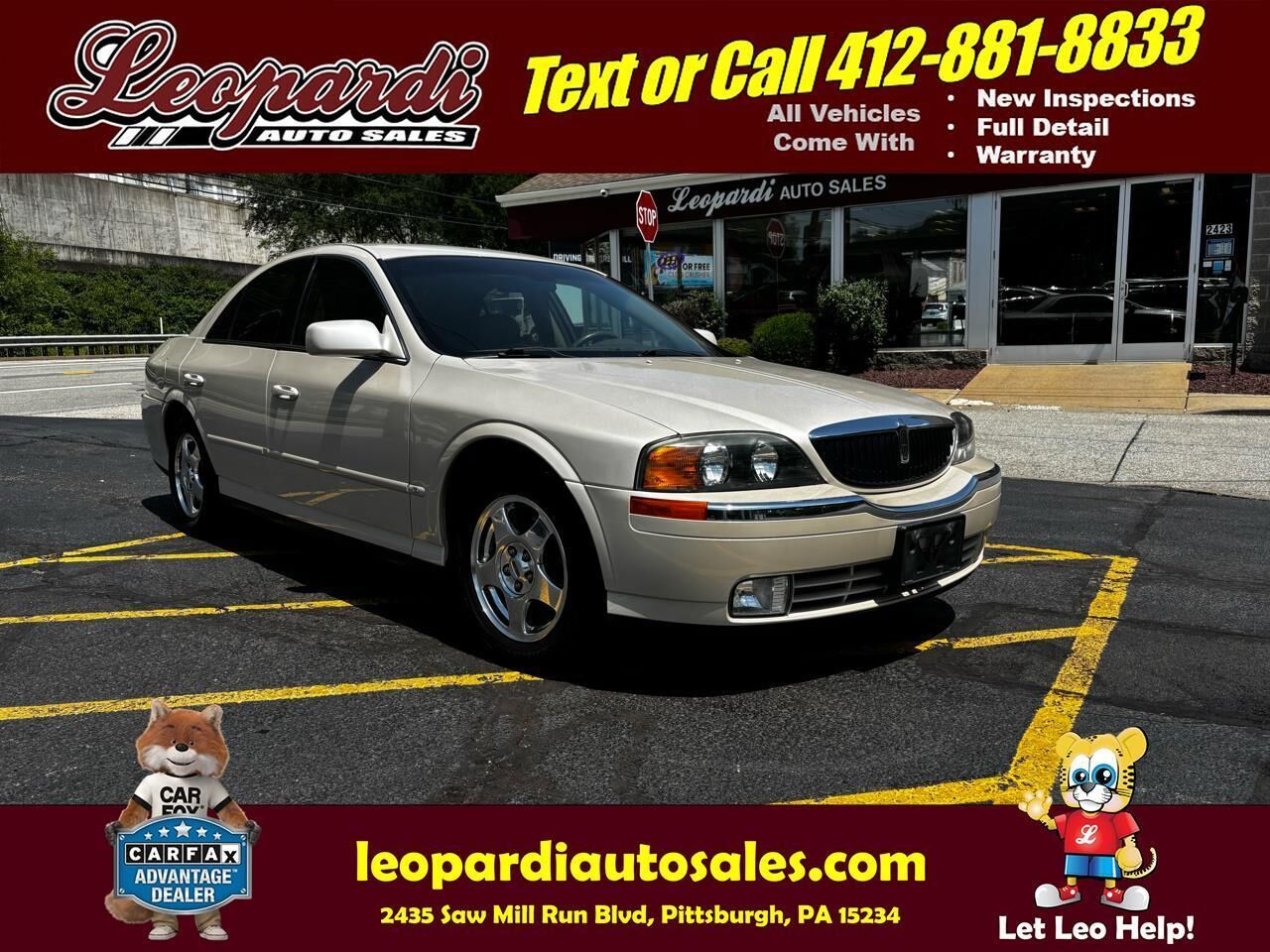 2001 LINCOLN LS