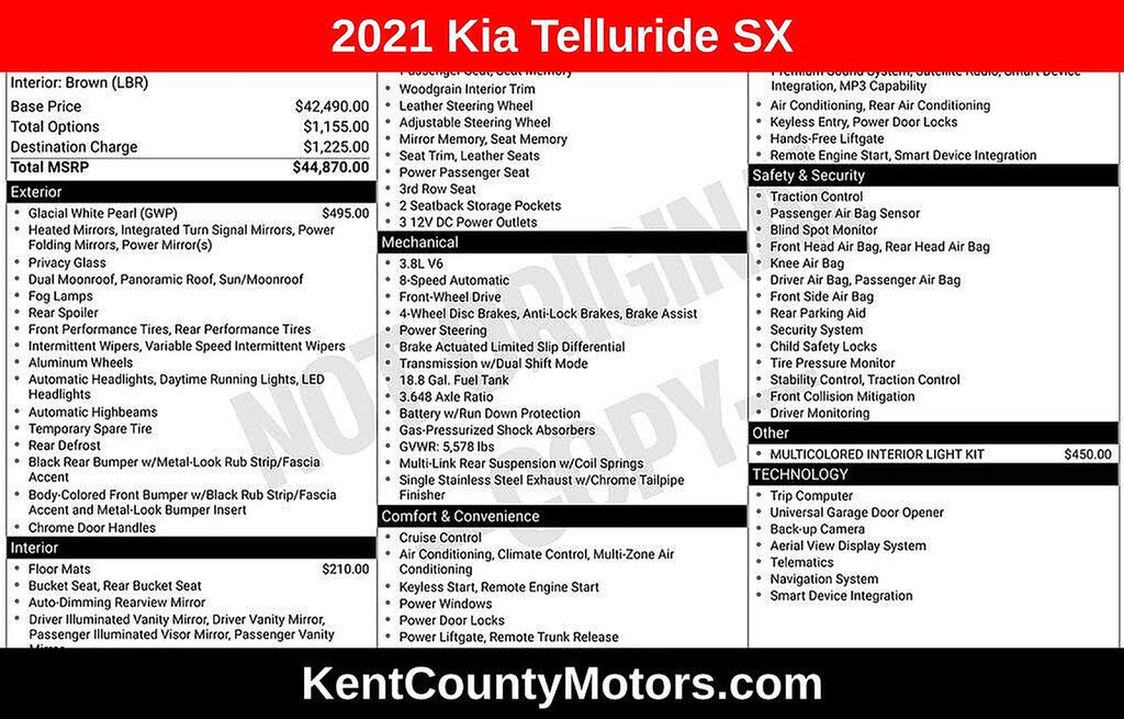 2021 KIA Telluride
