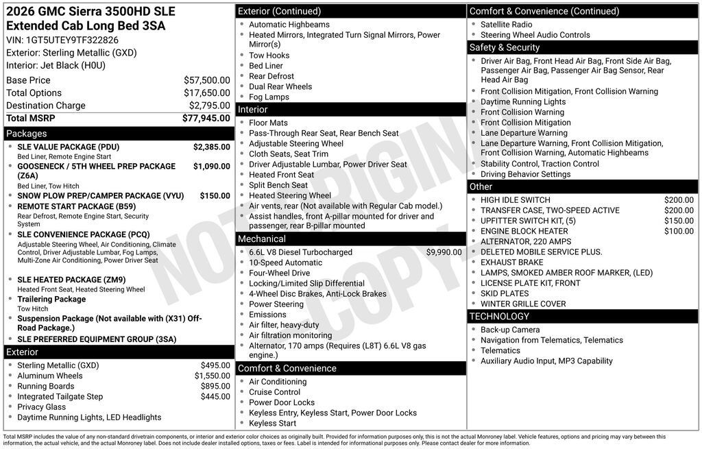2026 GMC Sierra HD