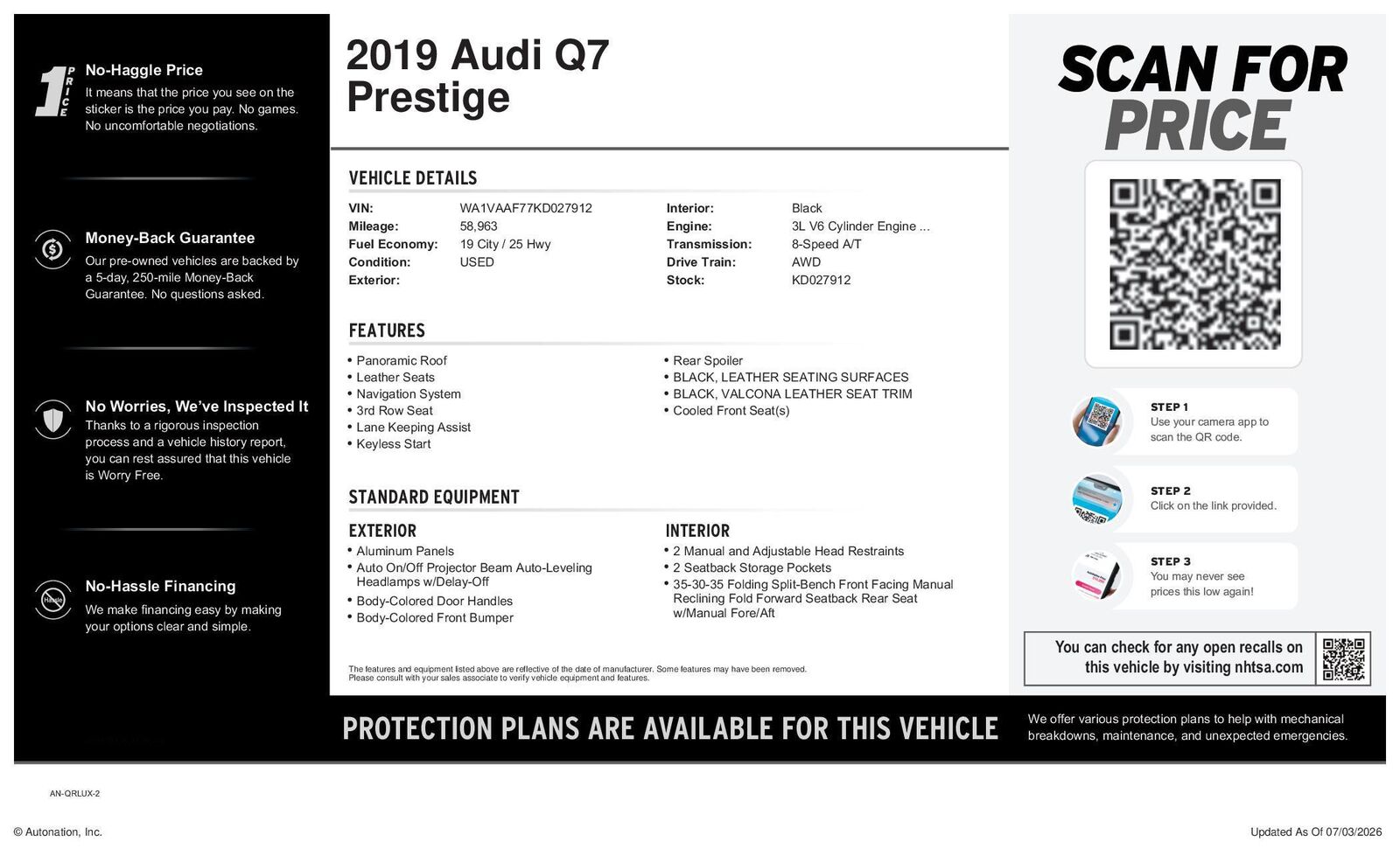 2019 Audi Q7