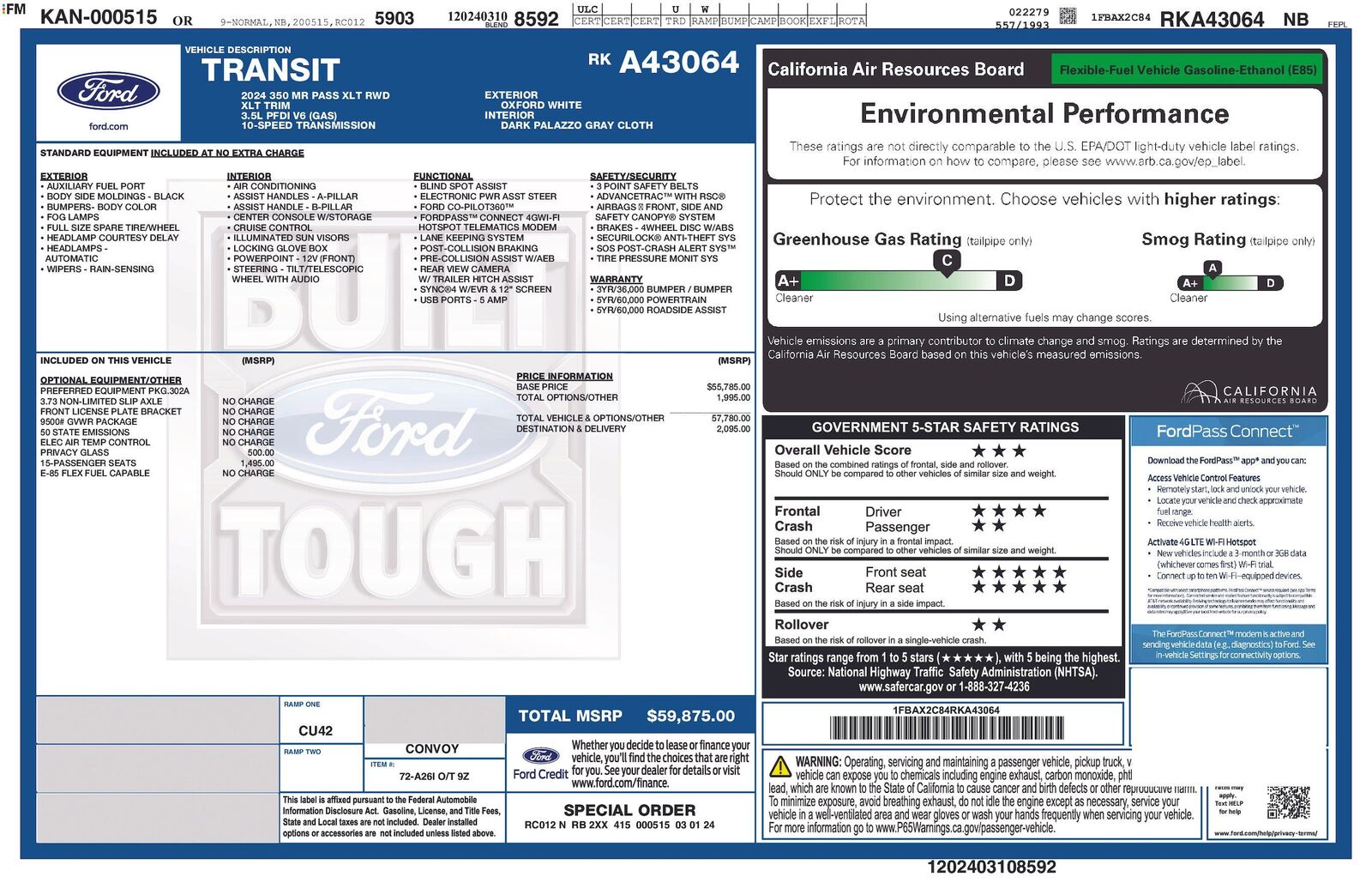 2024 FORD Transit