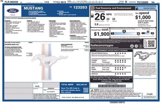 2026 FORD Mustang