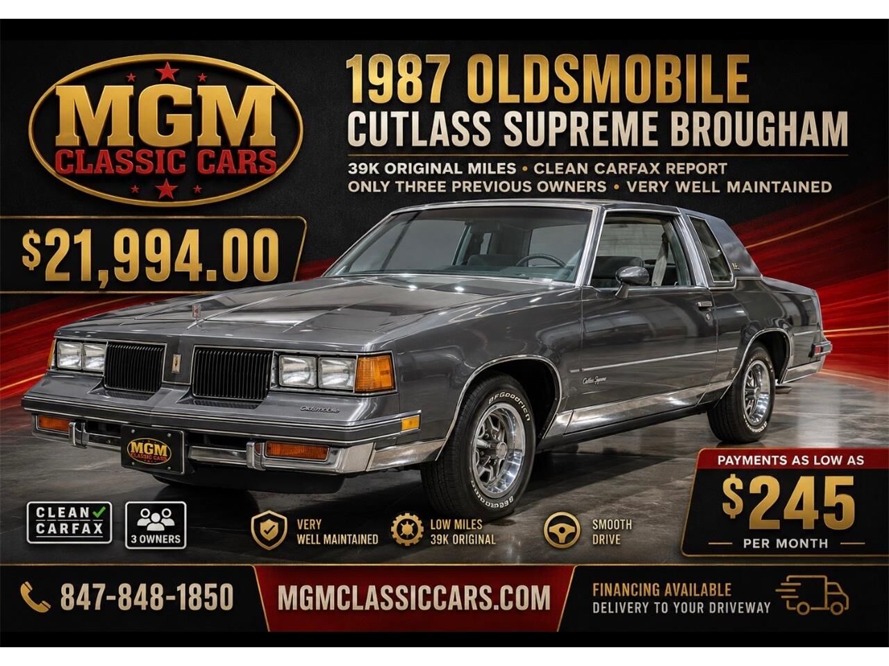 1987 OLDSMOBILE Cutlass Supreme