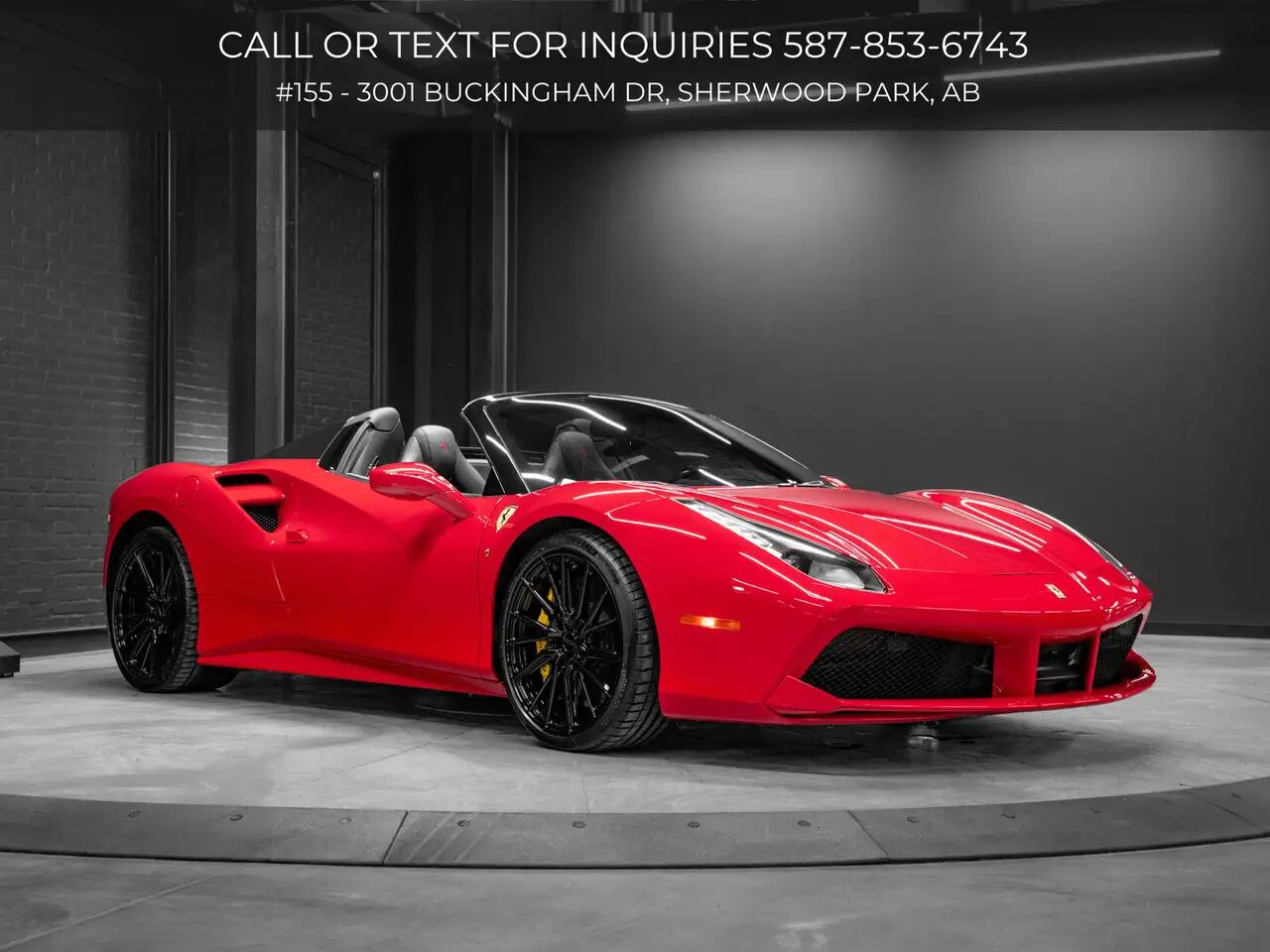2018 FERRARI 488 Spider