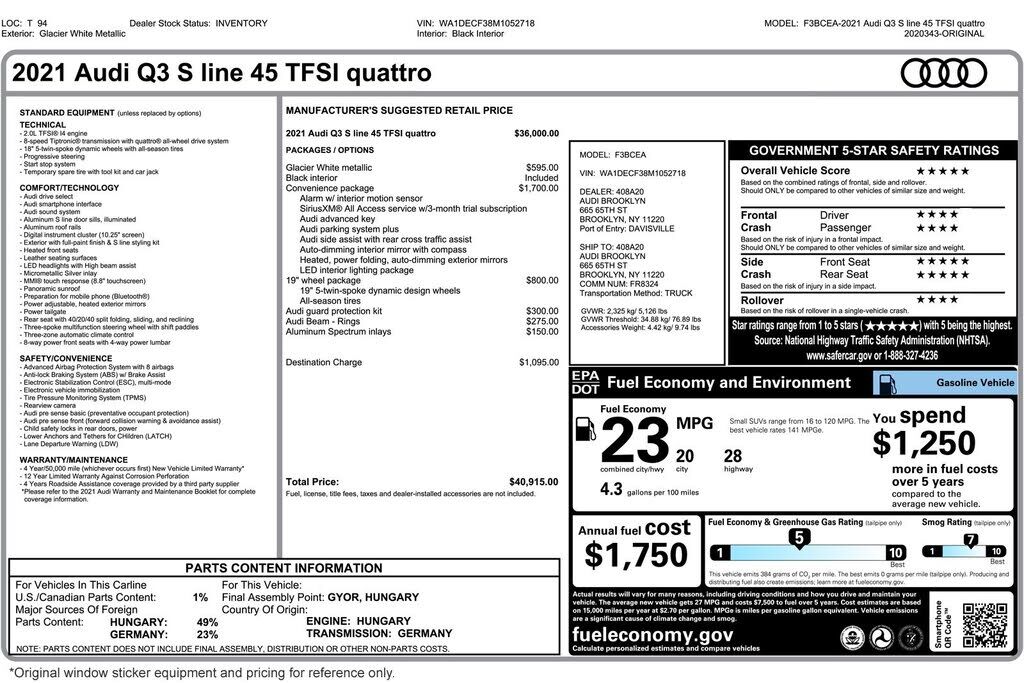 2021 Audi Q3