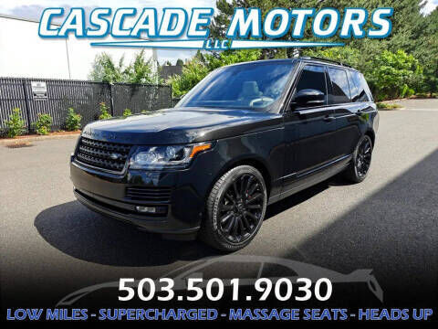 2017 LAND ROVER Range Rover