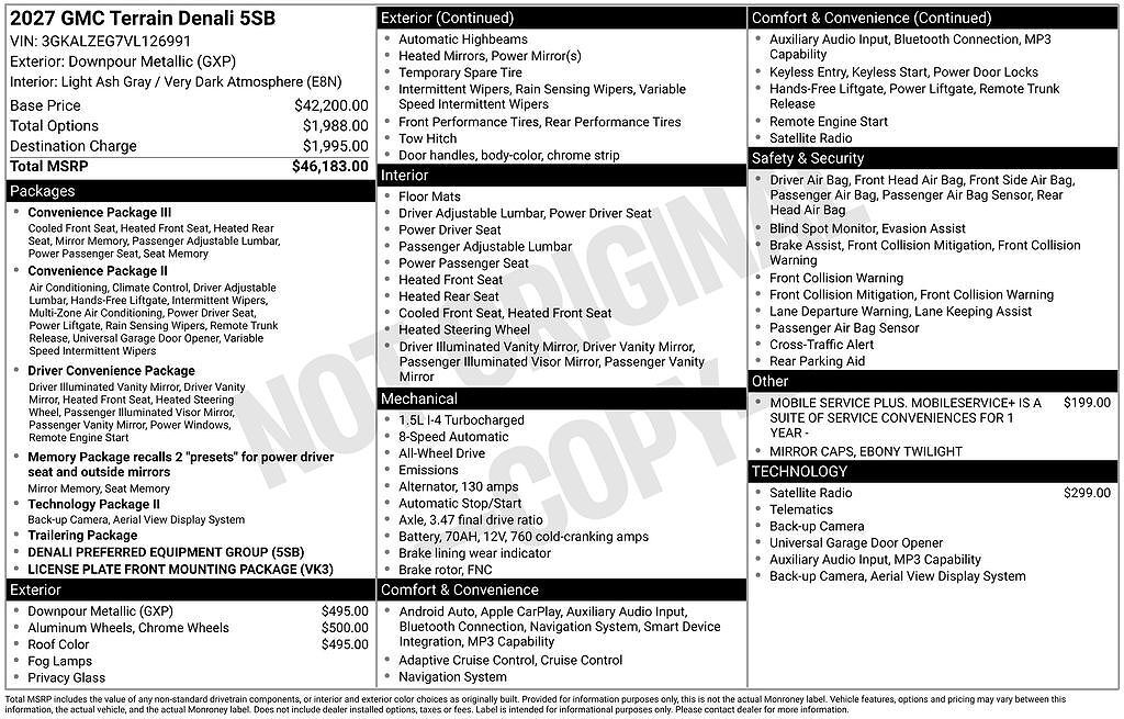 2027 GMC Terrain